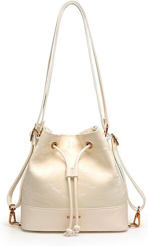 أكياس دلو المتشرد للنساء بو الجلود العصرية الكتف المحافظ كيس كروس صغير مع حزام قابل للتعديل in Kuwait