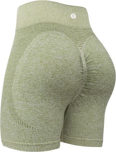 RUNNING GIRL Seamless Workout Gym Shorts for Women Scrunch Butt,High Waist Tummy Control Athletic Running Biker Shorts in Saudi Arabia