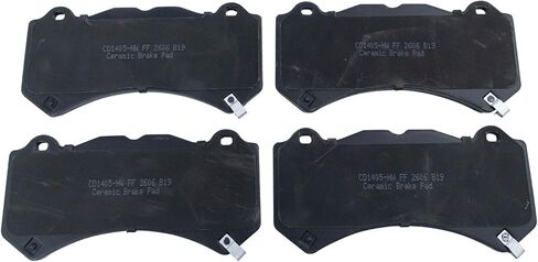 TRQ Brake Pads Ceramic Compatible with 2009-2015 Cadillac CTS 2012-2015 Chevrolet Camaro 2015-2018 Dodge Challenger Charger 2018-2020 Durango 2012-2019 Jeep Grand Cherokee in Saudi Arabia