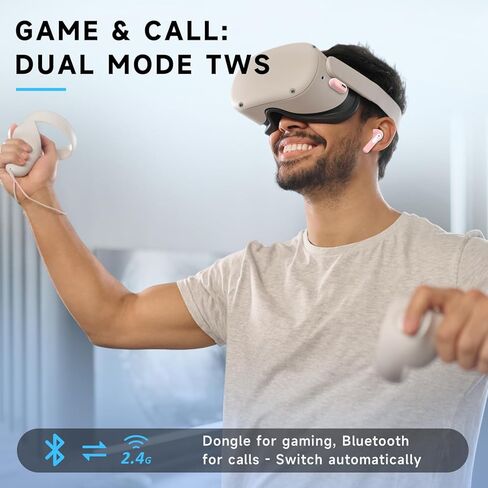سماعات أذن للألعاب RYR لأجهزة Meta Quest 2، PS4، PS5، PC، Switch in Saudi Arabia