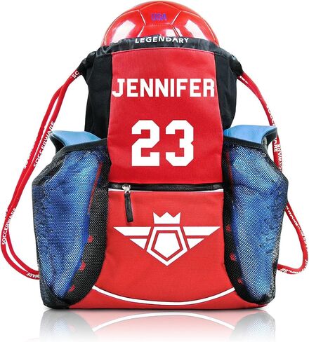 Soccer Bag Backpack - Youth & Kids, Organize Sports Gym Equipment - Boys Girls in Saudi Arabia