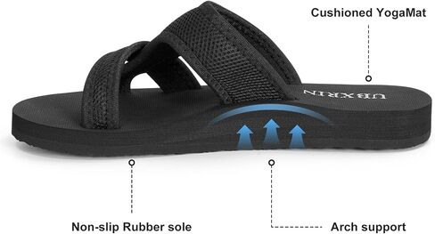 UBXRIN Women's Comfortable Beach Slides Summer Casual Slip on Slide Sandals Rubber Sole in Saudi Arabia