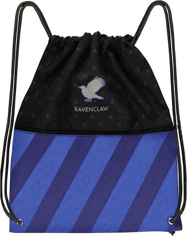 Cinereplicas Harry Potter - Gryffindor/Slytherin/Ravenclaw/Hufflepuff - Drawstring Bag 39 * 34cm - Official License in Kuwait