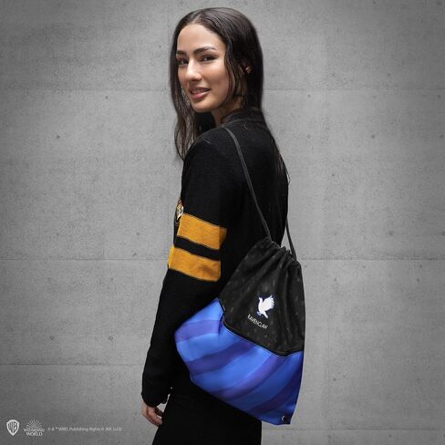 Cinereplicas Harry Potter - Gryffindor/Slytherin/Ravenclaw/Hufflepuff - Drawstring Bag 39 * 34cm - Official License in Kuwait
