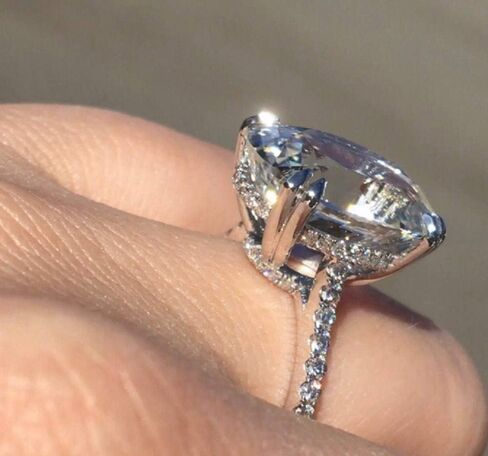 Duan Classic Promise Ring 925 Sterling Silver Oval Cut 3ct AAAAA Zircon Cubic Zirconia Promise Engagement Wedding Band Rings Size 6-10 in Saudi Arabia
