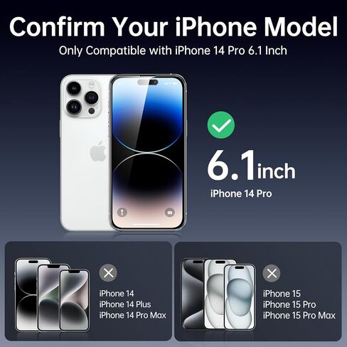 SYNCWIRE Privacy Screen Protector for iPhone 15 Pro Max [True 28° Anti Spy] [Easy Installation Frame] [9H Hardness] [Bubble Free] Private Tempered Glass Screen Protector for 15 Pro Max 6.7"- 2 Pack in Saudi Arabia