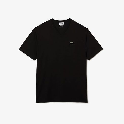Lacoste Men's Big Fit V-Neck Pima T-Shirt in Saudi Arabia