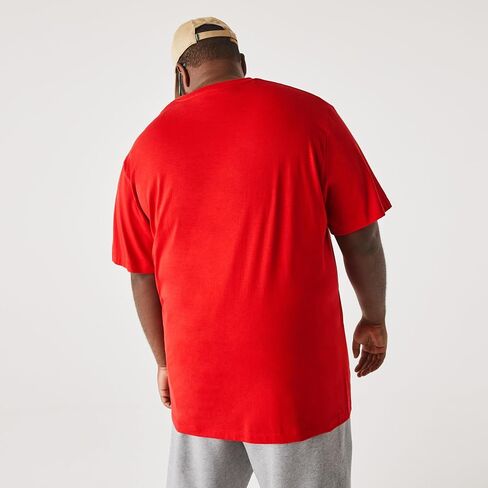 Lacoste Men's Big Fit V-Neck Pima T-Shirt in Saudi Arabia