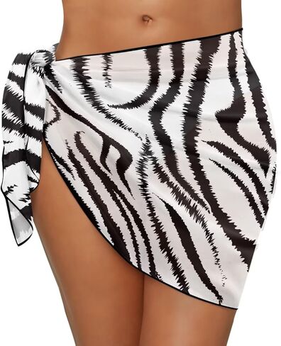 Sheer Beach Bathing Suit Cover Up Chiffon Wrap Sheer Bikini Wraps Swimsuit Coverup for Women Girls in Kuwait