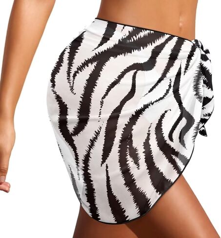 Sheer Beach Bathing Suit Cover Up Chiffon Wrap Sheer Bikini Wraps Swimsuit Coverup for Women Girls in Kuwait