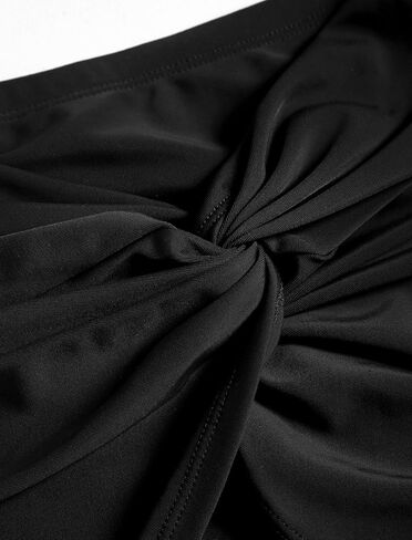 Zaful Womens Swim Swik Swist Supt Super مع تنورة مع بنية قصيرة منتصف ارتفاع السباحة السفلية Skort in Kuwait