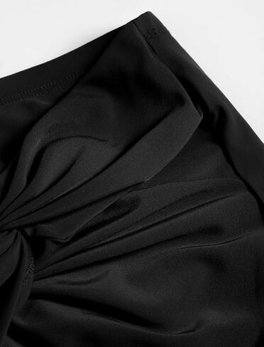 Zaful Womens Swim Swik Swist Supt Super مع تنورة مع بنية قصيرة منتصف ارتفاع السباحة السفلية Skort in Kuwait