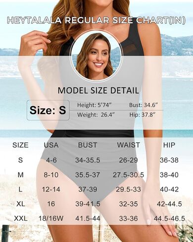 HEYTALALA Tankini Swimsuits for Women Two Piece Tummy Control Bathing Suits Modest Mesh 2025 Tankini Tops with Bottom in Saudi Arabia