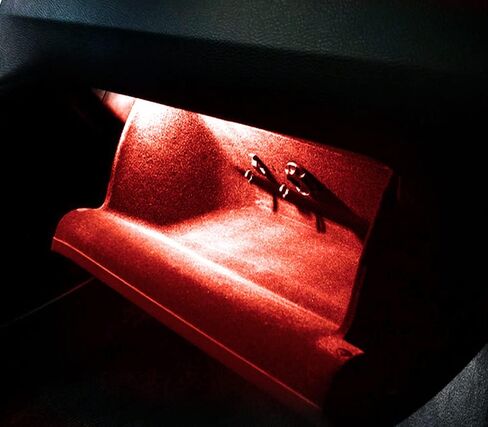 Ijdmtoy Brilliant Red LED Compartment Glove Box أو Footwell Lights متوافقة مع فولكس واجن Jetta Gti Altas CC ، مدعوم من 3W 18-SMD LED ، استبدال مصابيح OEM المتوهجة in Kuwait