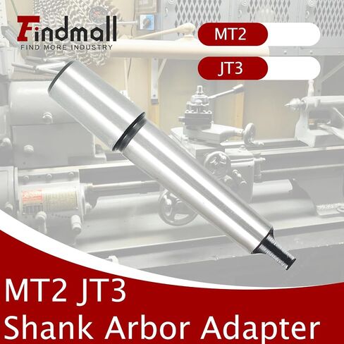 findmall 2MT To 2JT Tanged End Drill Chuck Arbor MT2 JT2 Fit for Drill Milling Boring Lathes in Saudi Arabia