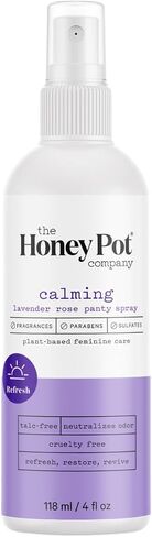 The Honey Pot Company - Refreshing and Restorative Panty and Body Plant-Derived Deodorant Spray - Paraben & Sulfate Free - Lavender Rose - 4 fl. oz. in Saudi Arabia