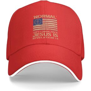 Jesus Hat Hat Normal Isn't Coming Back Jesus is Revelation Hat for Men Baseball Hat Cool Hats