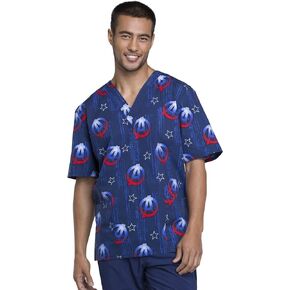 Tooniforms Men & Women Scrubs Top V-Neck TF606