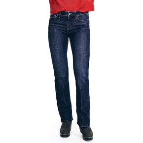 Nautica Women's Jeans Co. Sustainably Crafted True Flex Mid-Rise Bootcut Denim, Bergen Blue Wash in Saudi Arabia