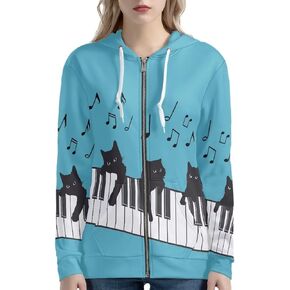 AFPANQZ Women's Casual Long Sleeve Hoodies Full Zipper Up Hoodie Sweatshirrts Thin Coat Loose Daily Wear Hoodie XS-5XL