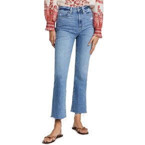 PAIGE Women's Flaunt Denim Femme Jeans with Freehand Hem