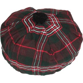 Best Traditional Tam o'Shanter Tammy Hat with a Flat Bonnet in a Variety of Tartans
