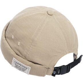 CLAPE Cotton Brimless Hat Fisherman No Visor Skull Beanie Docker Leon Harbour Hat Roll-up Edge Hip hop Hats