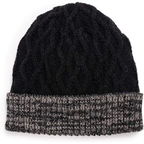 MUK LUKS Men's Cable Knit Cuff Cap