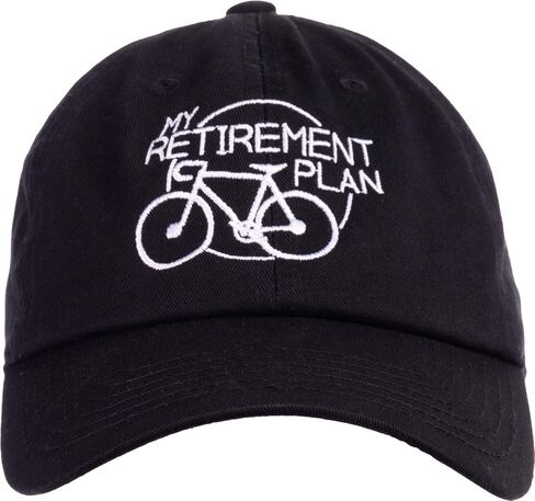 My Retirement Plan (Bicycle) | Funny Bike Riding Rider Retired Cyclist Man Baseball Dad Hat Black in Saudi Arabia