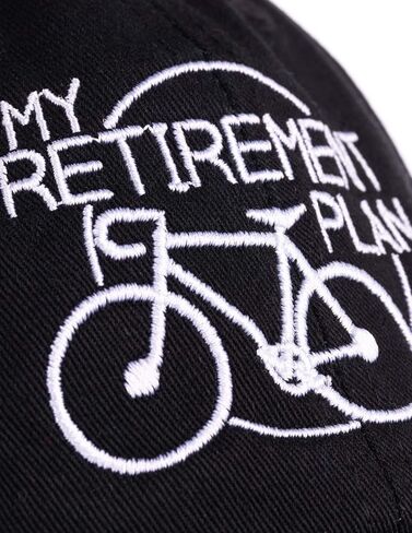 My Retirement Plan (Bicycle) | Funny Bike Riding Rider Retired Cyclist Man Baseball Dad Hat Black in Saudi Arabia