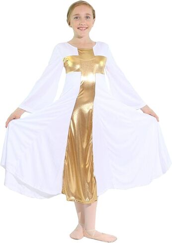 Danzcue Girls Praise Cross Long Dress in Saudi Arabia