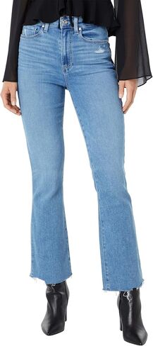 PAIGE Women's Flaunt Denim Femme Jeans with Freehand Hem in Saudi Arabia
