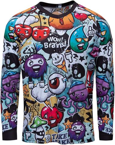 قميص PSPORT للرجال لركوب الدراجات بأكمام طويلة، قميص MTB جيرسي Reacwear Motocross، ملابس رياضية للدراجة النارية على المنحدرات in Kuwait