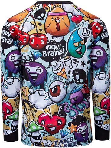 قميص PSPORT للرجال لركوب الدراجات بأكمام طويلة، قميص MTB جيرسي Reacwear Motocross، ملابس رياضية للدراجة النارية على المنحدرات in Kuwait