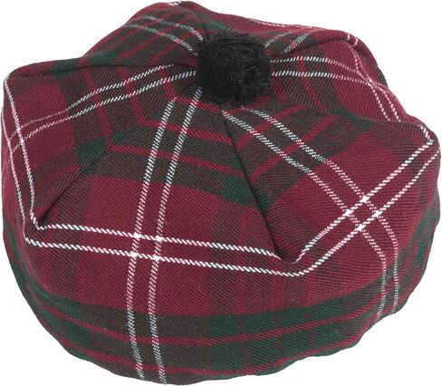 Best Traditional Tam o'Shanter Tammy Hat with a Flat Bonnet in a Variety of Tartans in Saudi Arabia