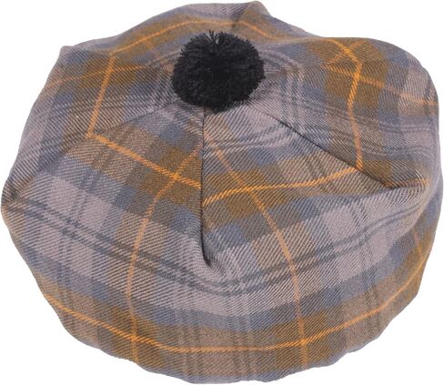 Best Traditional Tam o'Shanter Tammy Hat with a Flat Bonnet in a Variety of Tartans in Saudi Arabia
