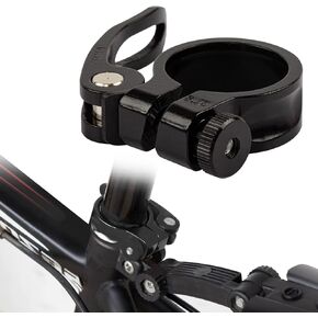 PSLER Bike Seat Post Clamp Bicycle Quick Release Seatpost for Mountain Tube Bike 28.6mm MTB Bike Road Bike Casual Bike Seatpost Clamp (Yellow-28.6mm)
