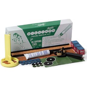 Billiard Home Repair Kit for Re-Tipping Pool Cues 10 Items Included