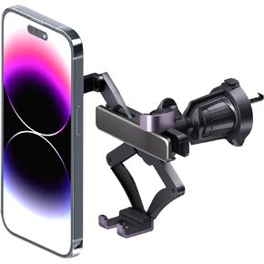 Phone Mount for Car Vent [Upgraded Clip] Cell Phone Holder Car Hands Free Cradle in Vehicle Car Phone Holder Mount Fit for Smartphone, iPhone, Cell Phone Automobile Cradles Universal