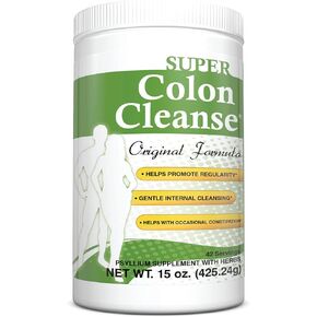 Health Plus Original Super Colon Cleanse Original Formula (1991-2018), 15 oz Powder, 42 Servings - Natural Detox, Digestive Support, Constipation Relief & Gentle Gut Cleanse