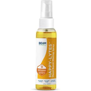 BEAM MINERALS Happy-Lytes - All-Natural Liquid Electrolytes Fulvic Electrolyte Misting Spray | Fulvic Acid Trace Mineral Liquid Spray | Exceptional Cellular Micronutrients Supplements | 2oz