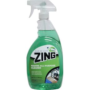 Marine-Safe All-Purpose Boat Cleaner – 32oz Spray Bottle – Cleans Windows, Vinyl Seats, Fiberglass – Safe Neutral Cleaner – Sandalwood Scent