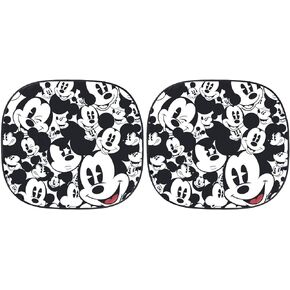 Plasticolor 003780R01 Disney Mickey Expressions Magic Spring Sunshade, 2 Piece