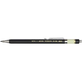 Koh-I-Noor Toison d'Or Lead Holder with Clip, 2mm x 120mm Lead, Black, 1 Each (5900CN1005KK)