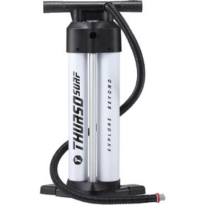 THURSO SURF Paddle Board Pump Dual Chamber SUP Replacement Hand Pump for Inflatables Triple Action Inflation Deflation Lightweight Portable Max 29 psi