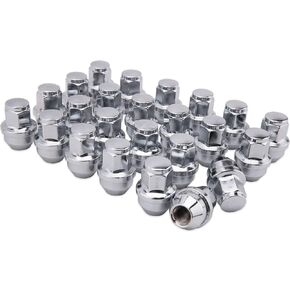 F150 Lug Nuts for 2015-2020 Ford F-150 Expedition Lincoln Navigator Factory Stock Wheels, 14x1.5mm One-Piece Chrome Large Lug Nuts (24pcs) in Saudi Arabia