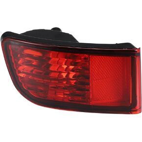 uxcell Rear Left Side Bumper Reflector Light Lamp for Toyota 4Runner 2003-2005 Red