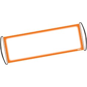 Dry Erase Banner Rolls Itself Up, Unrolls to 9.5" x 27", Reusable, Handheld, Portable, Fits In Your Pocket – Great for Sports, Concerts, Cheer, Team Spirit - 1-Year Warranty