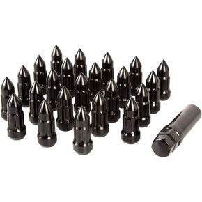 Rugged Ridge | Wheel Lug Nut, 23 Piece, 1/2x20, Bullet Style, Black | 16715.25
