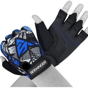 Workout Weight Lifting Gloves Breathable Workout Gloves for Men and Women Anti Slip Padded Shock-Absorbing Extra Grip Palm Protection Half Finger Exercise Gloves for Cycling Gym Training in Kuwait